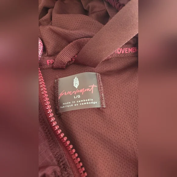 Free People Movement Happy Camper Ruched Jacket Wind Breaker Pullover - Picture 11 of 14